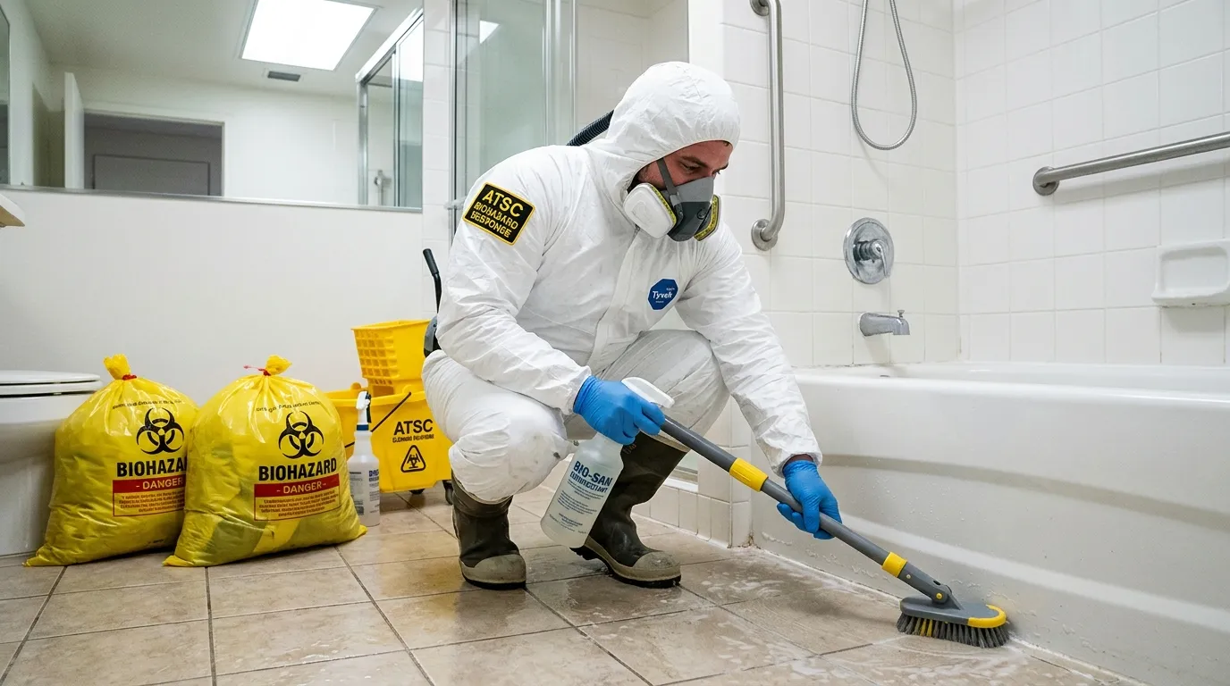 Decontamination equipment deployed for Blood Cleanup in Citrus Ridge